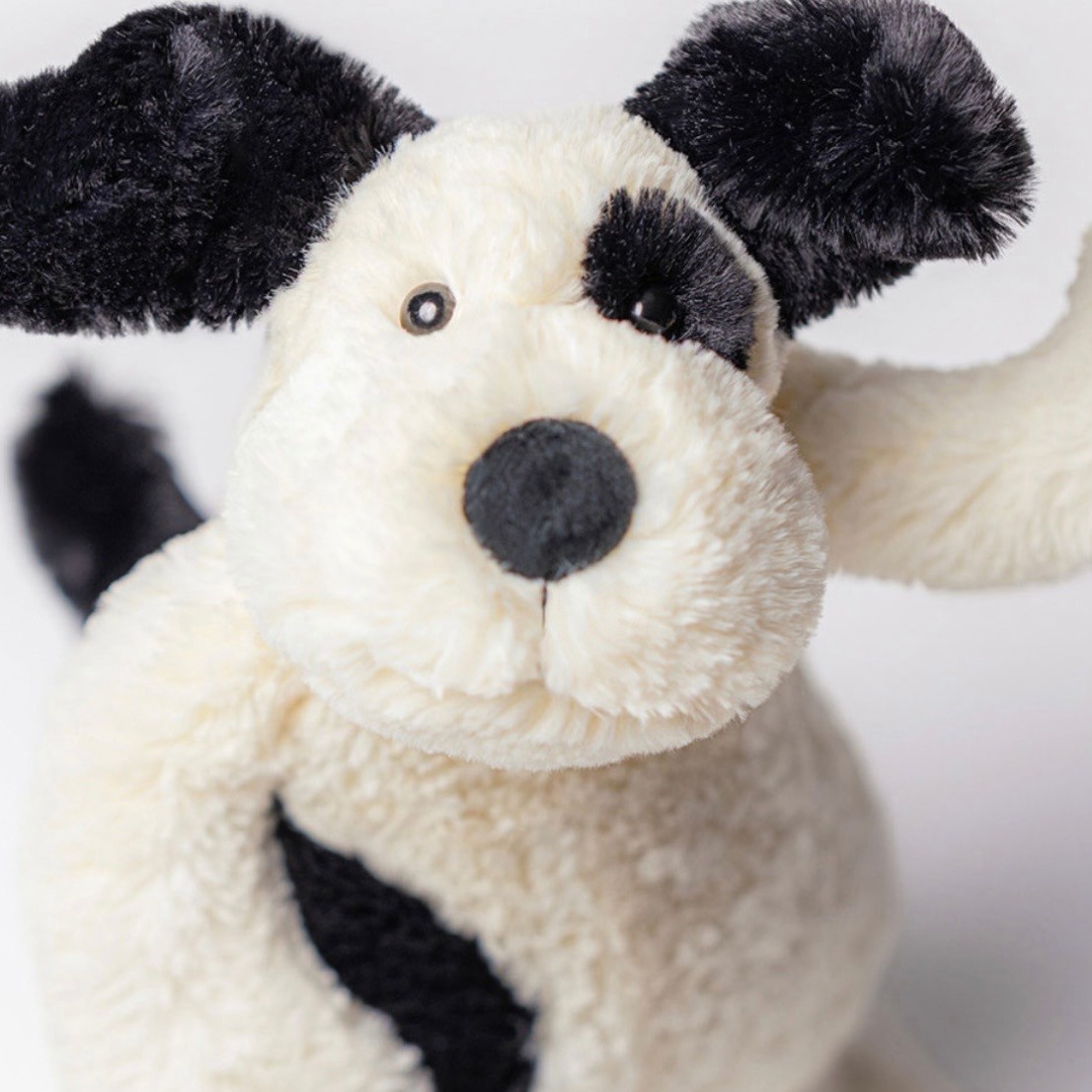 Jellycat Bashful Black & Cream Puppy