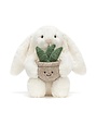 Jellycat Cream Bunny With Plant