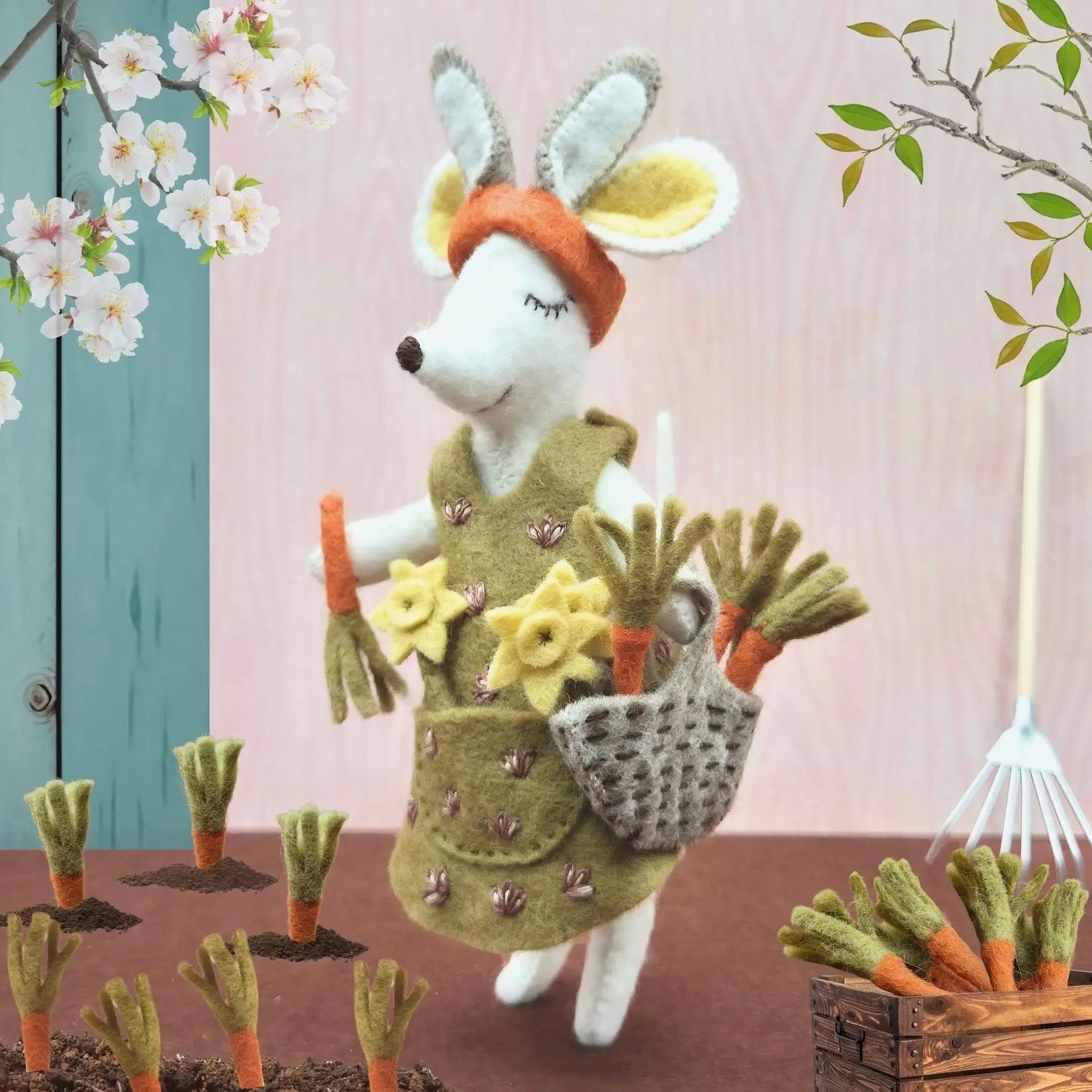 Corinne Lapierre Little Mouse As A Bunny Felt Kit