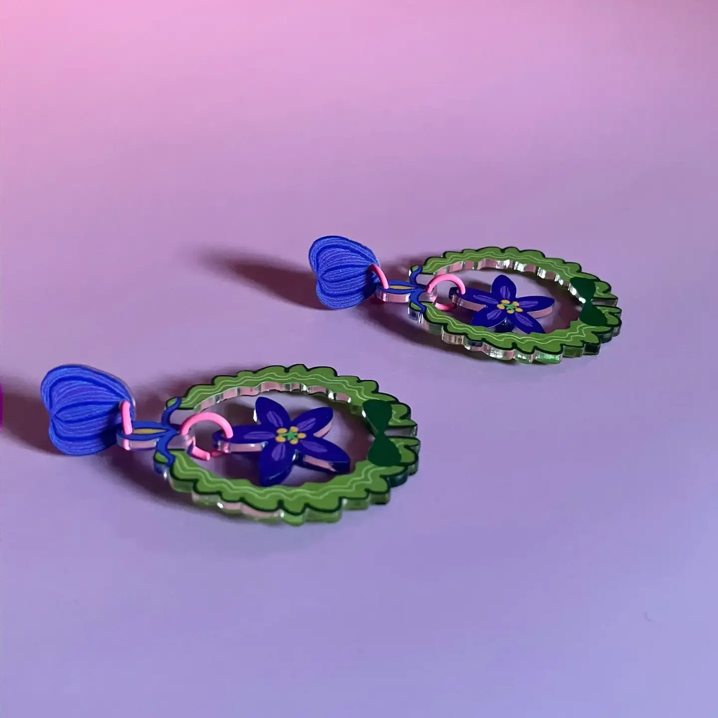 Westmount Art Botanical Earrings Balloon Flower