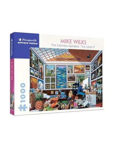Pomegranate 1000 Piece Puzzle Mike Wilks: The Letter P