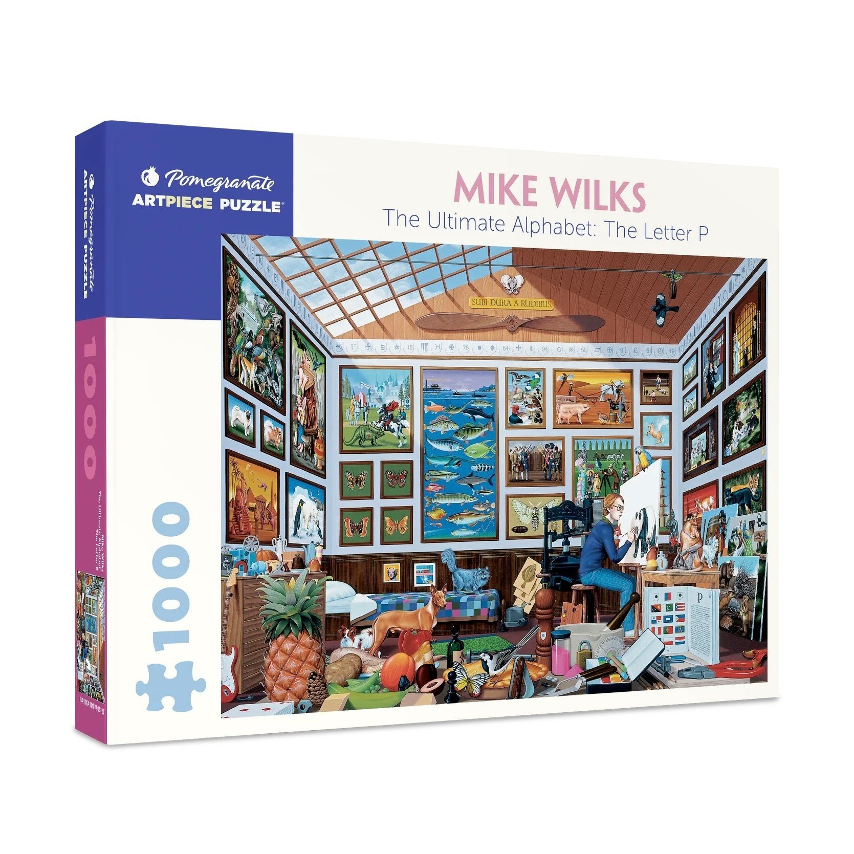 Pomegranate 1000 Piece Puzzle Mike Wilks: The Letter P
