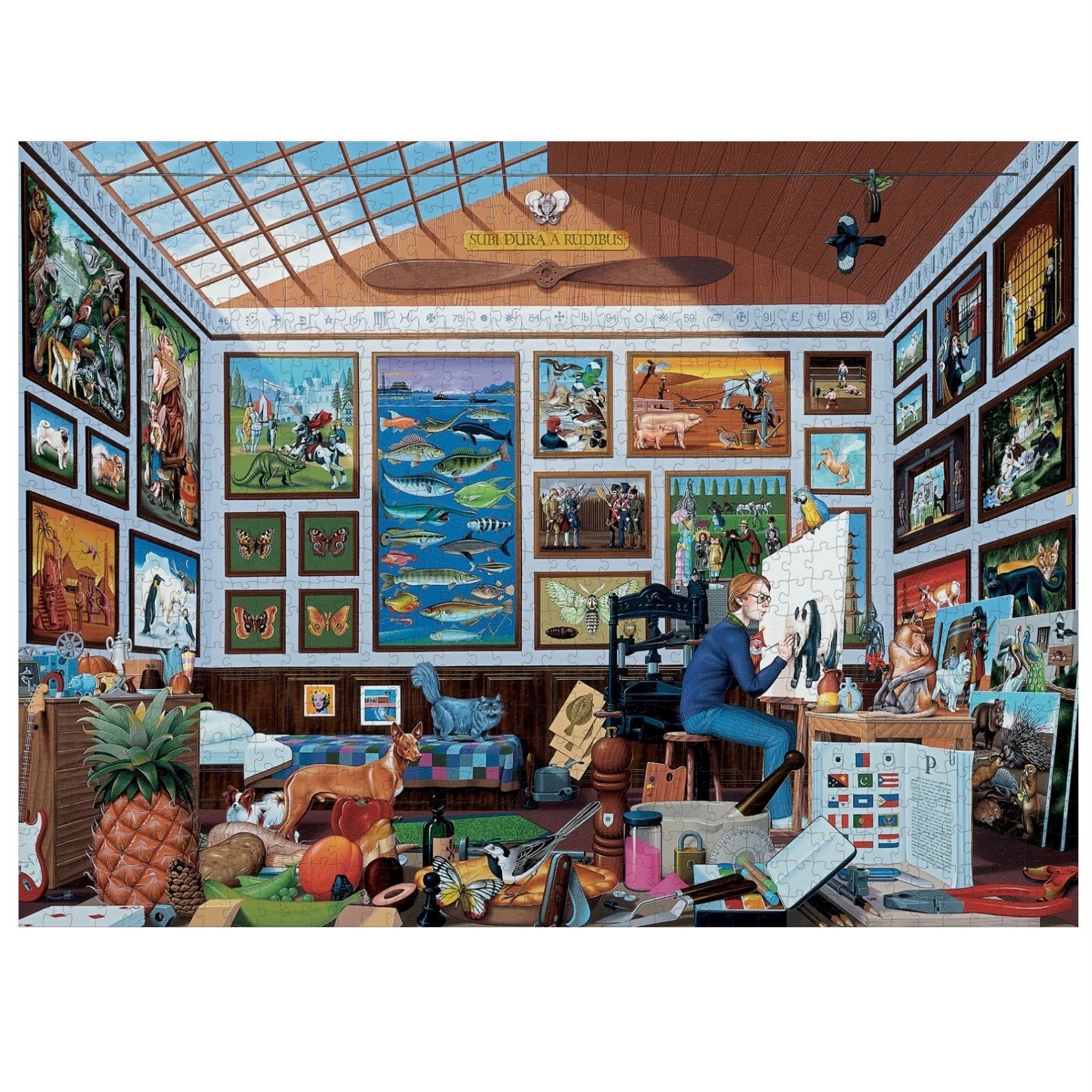 Pomegranate 1000 Piece Puzzle Mike Wilks: The Letter P