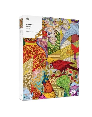 Pomegranate 1000 Piece Puzzle Grant Leier: Quilt