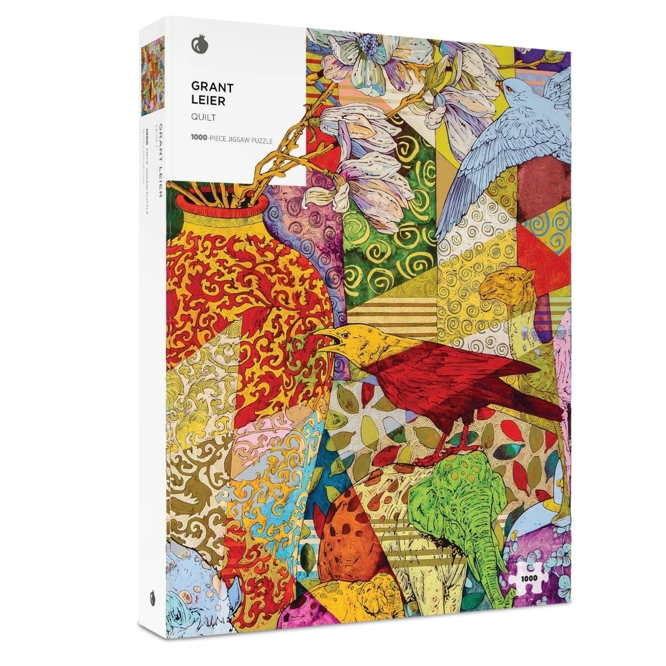 Pomegranate 1000 Piece Puzzle Grant Leier: Quilt