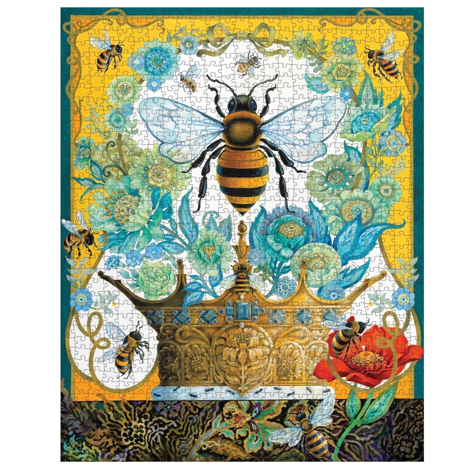 Pomegranate 1000 Piece Puzzle David Galchutt: Nature’s Crowning Glory