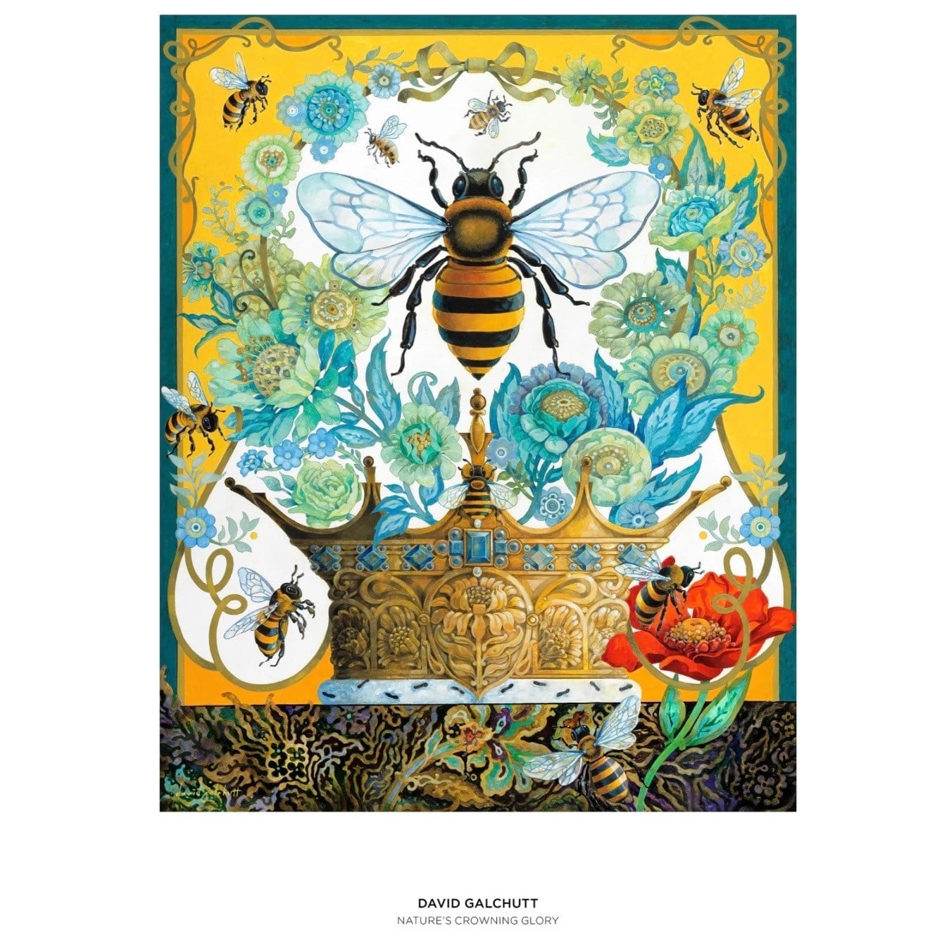 Pomegranate 1000 Piece Puzzle David Galchutt: Nature’s Crowning Glory