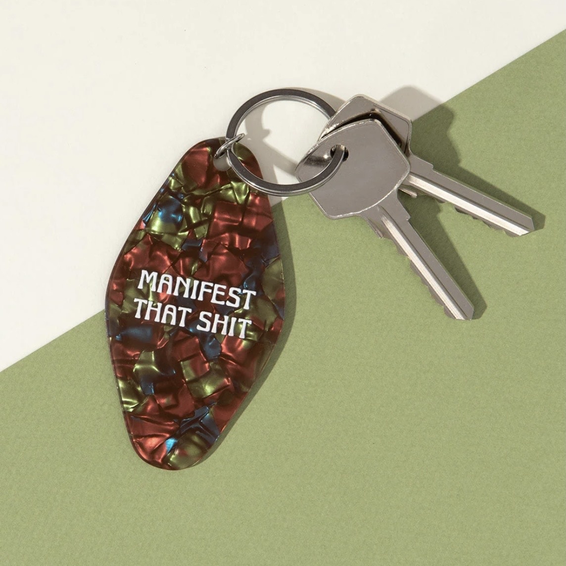 Ohh Deer Acrylic Keyring Manifest That Shit