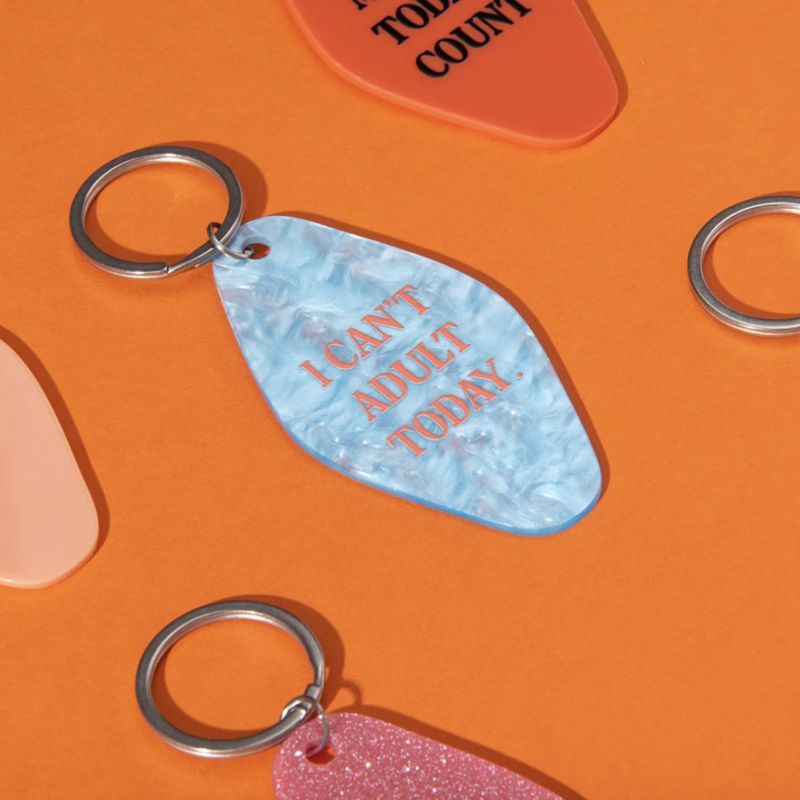 Ohh Deer Acrylic Keyring Can’t Adult Today