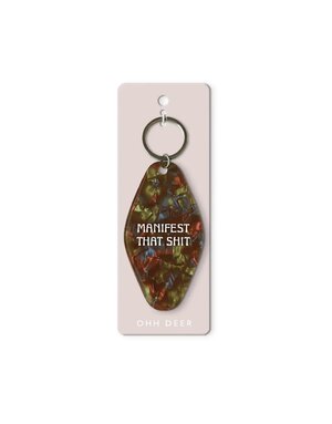 Ohh Deer Acrylic Keyring Manifest That Shit