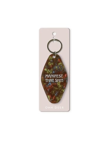 Ohh Deer Acrylic Keyring Manifest That Shit