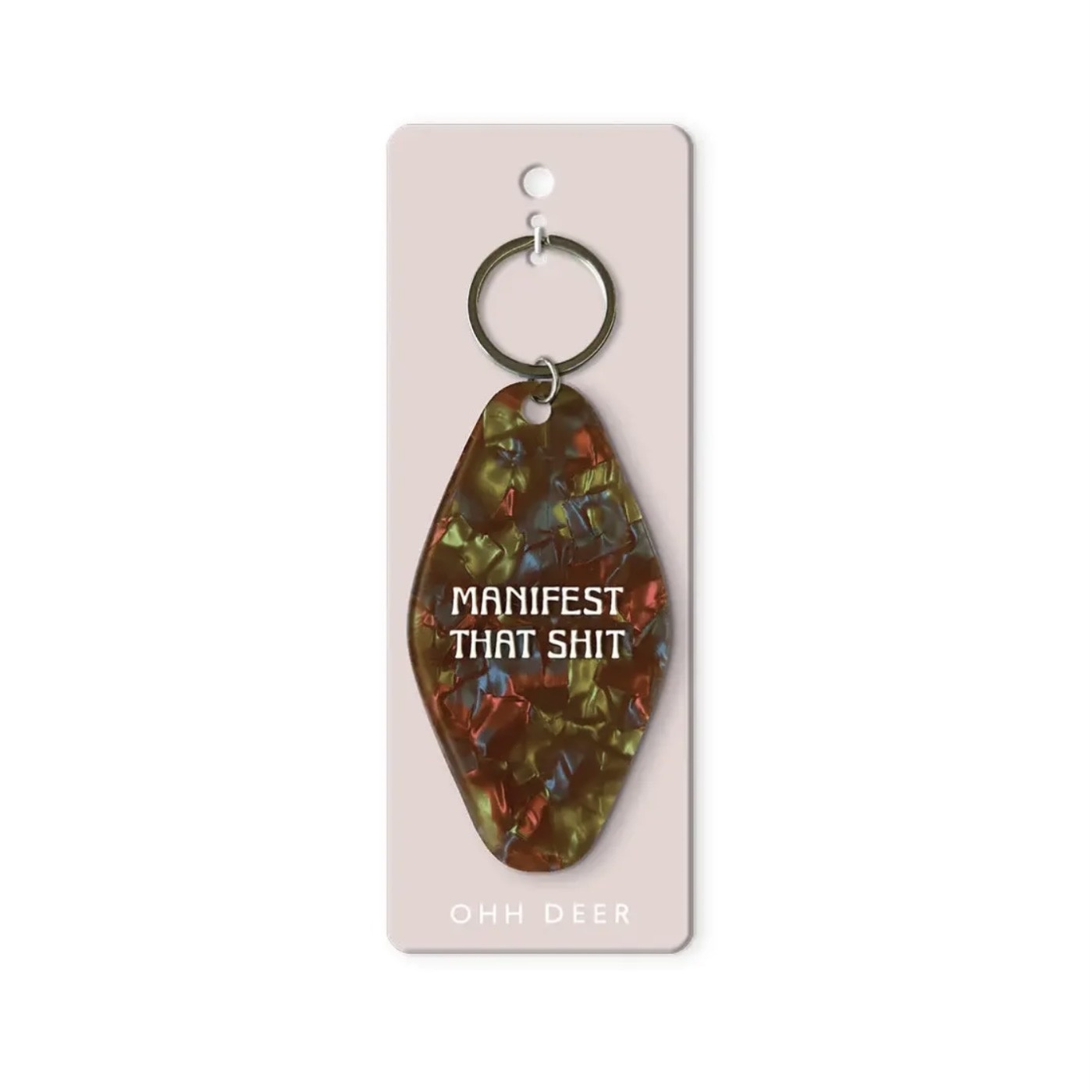 Ohh Deer Acrylic Keyring Manifest That Shit