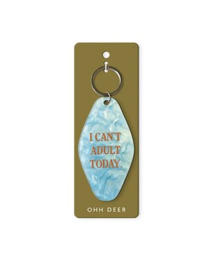 Ohh Deer Acrylic Keyring Can’t Adult Today