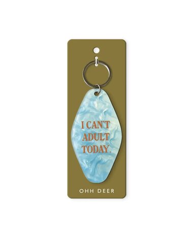 Ohh Deer Acrylic Keyring Can’t Adult Today