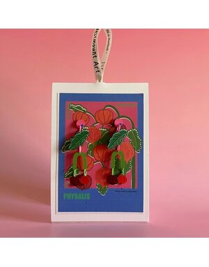 Westmount Art Botanical Earrings Physalis