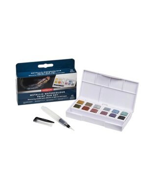 Derwent Derwent Metallic Paint Pan Set