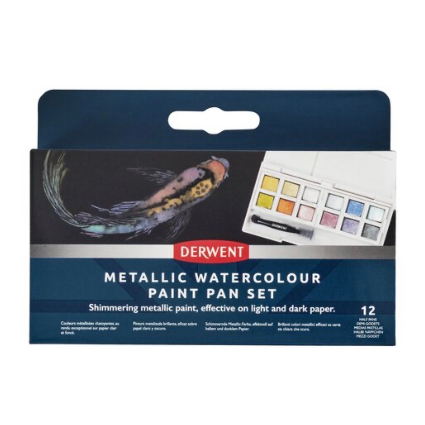 Derwent Derwent Metallic Paint Pan Set