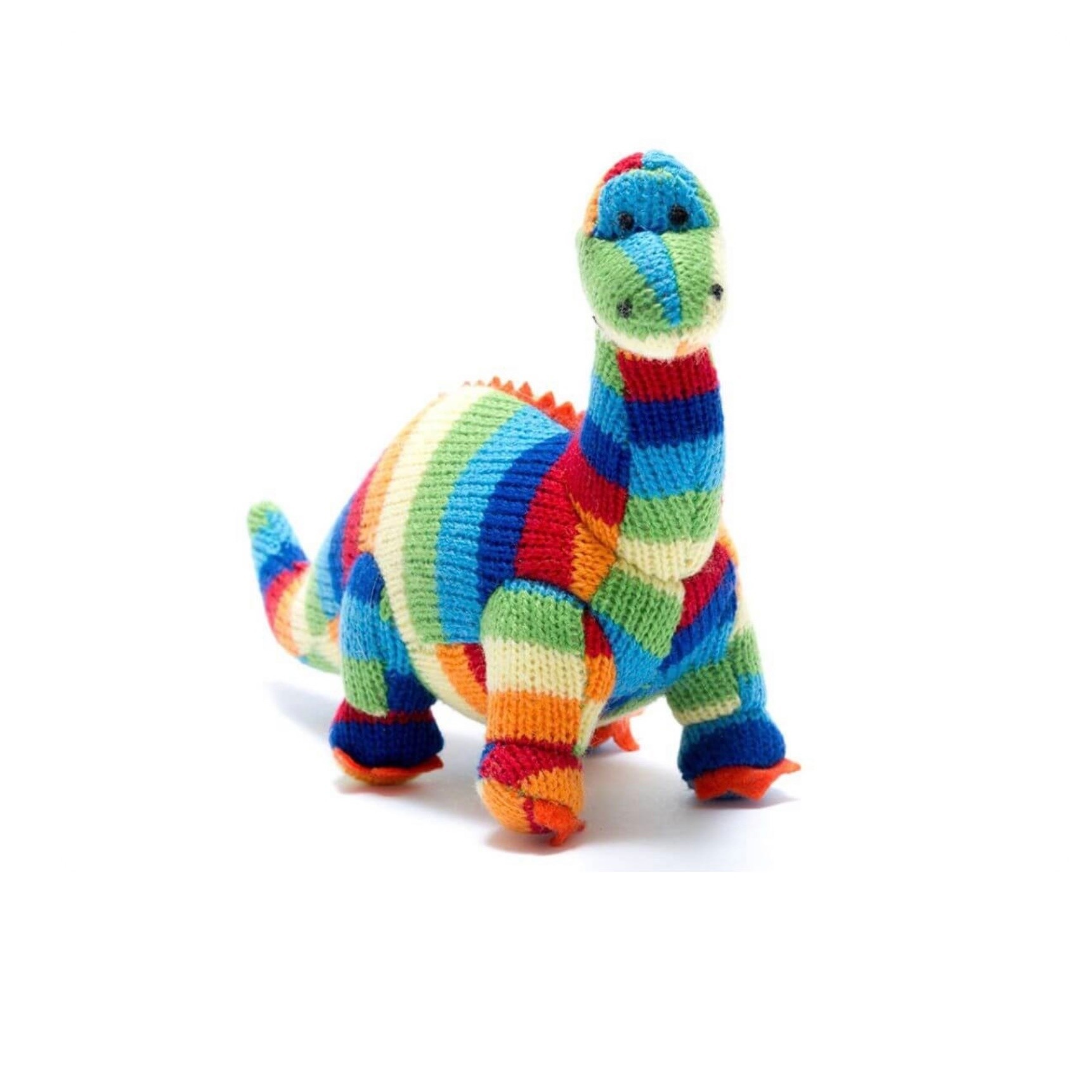 Best Years Knitted Diplodocus Mini Rattles
