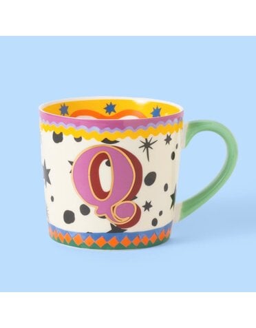 Eleanor Bowmer Alphabet Mugs Q
