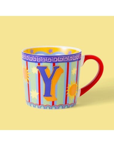 Eleanor Bowmer Alphabet Mugs Y