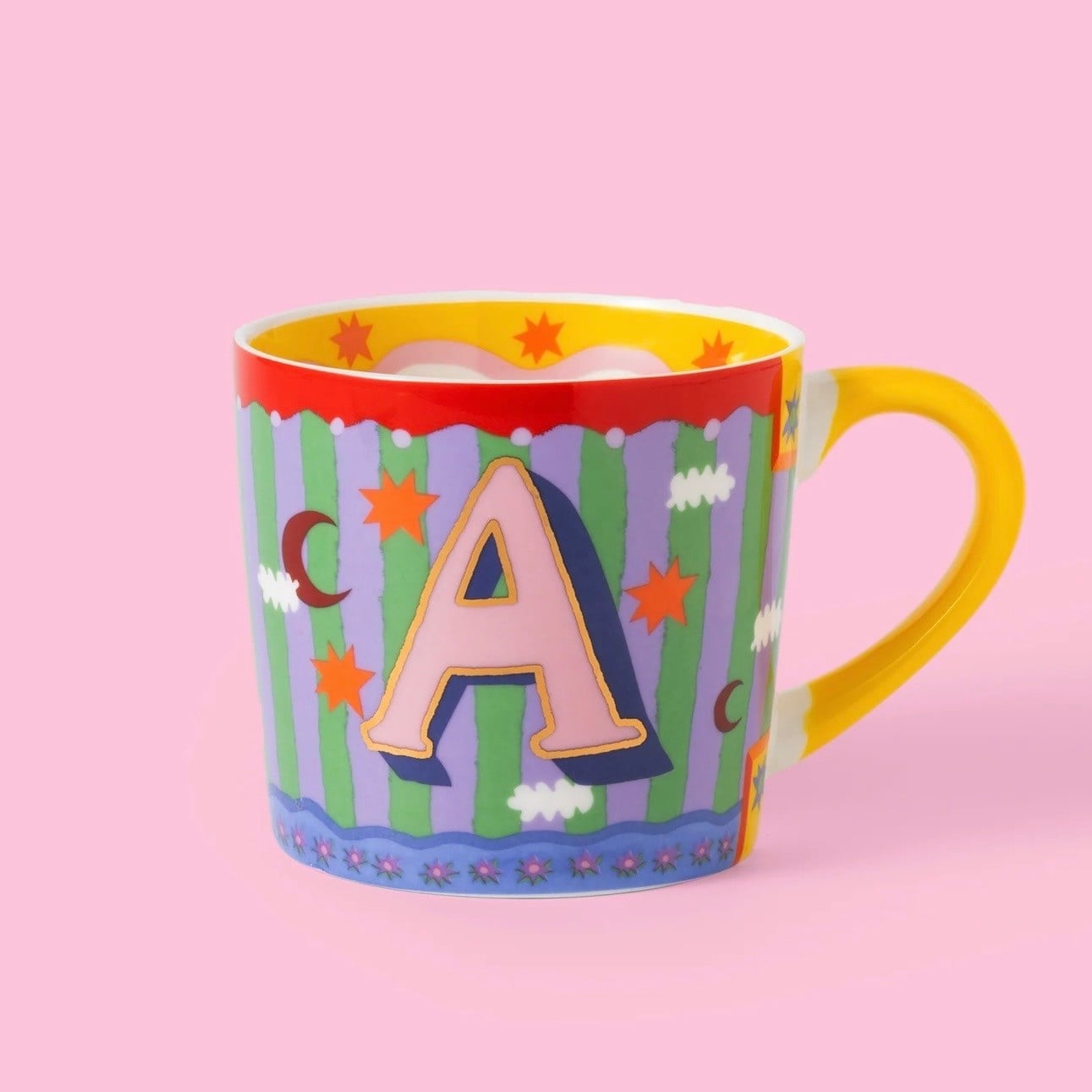 Eleanor Bowmer Alphabet Mugs A