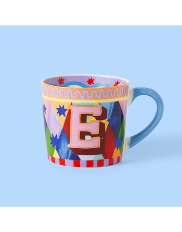 Eleanor Bowmer Alphabet Mugs E