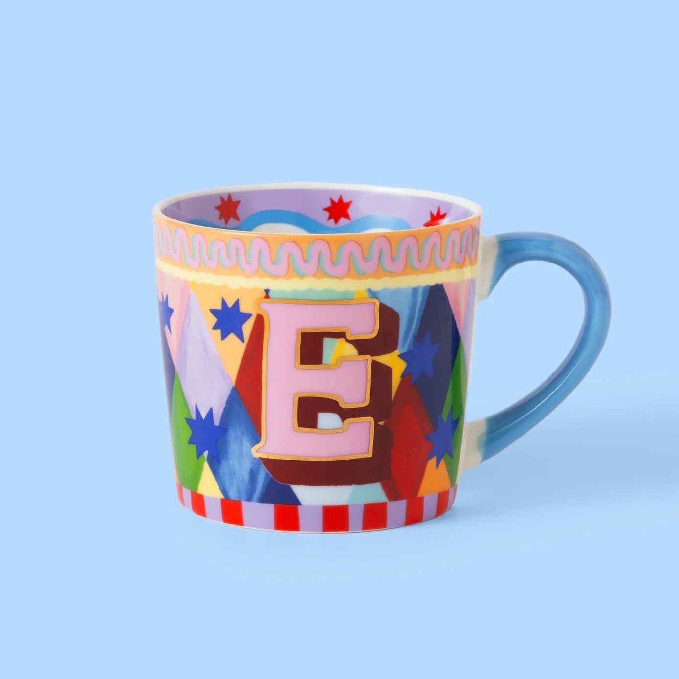 Eleanor Bowmer Alphabet Mugs E