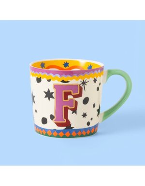Eleanor Bowmer Alphabet Mugs F