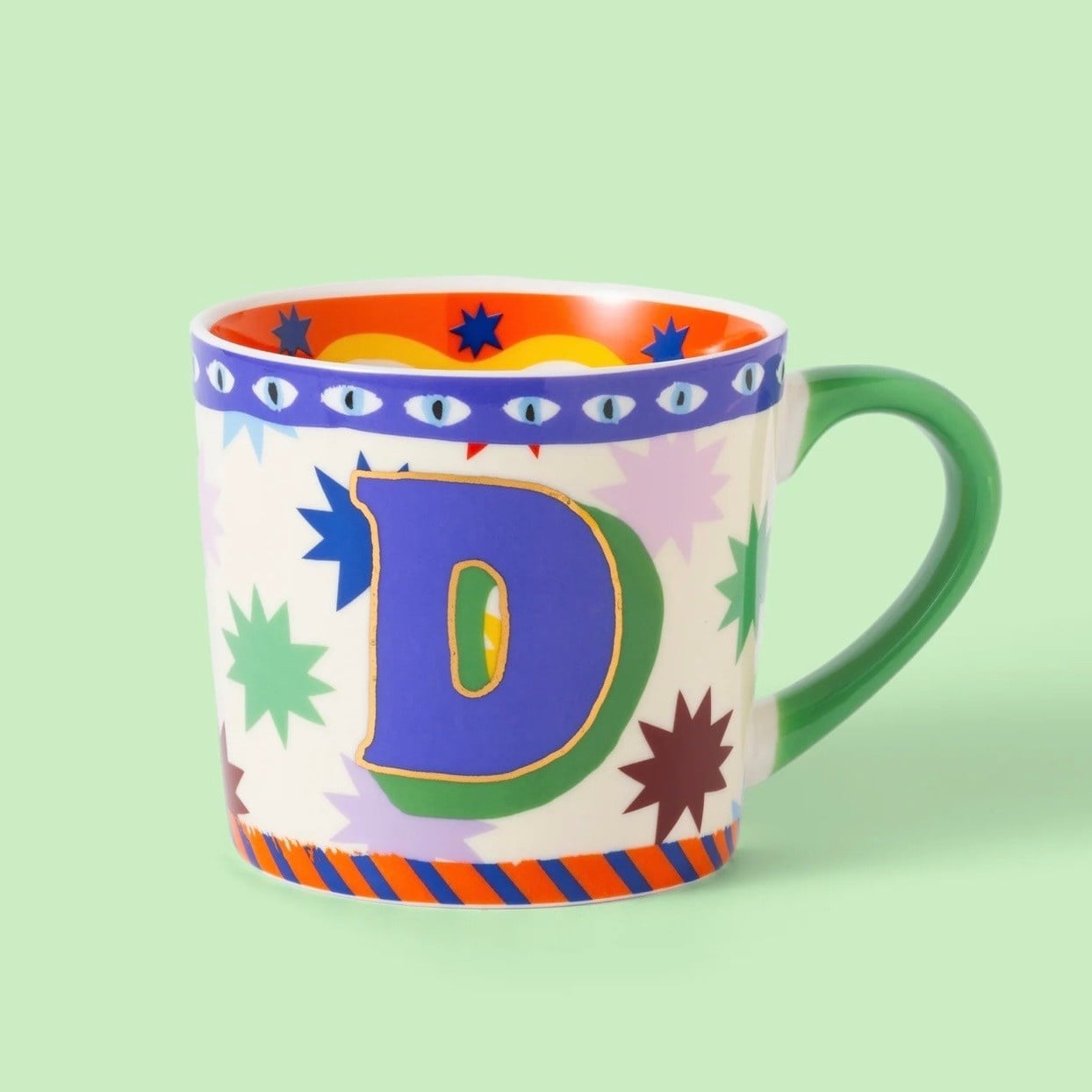 Eleanor Bowmer Alphabet Mugs D