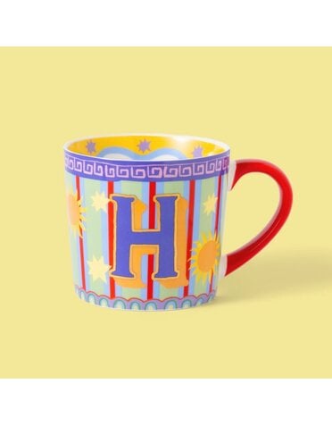 Eleanor Bowmer Alphabet Mugs H