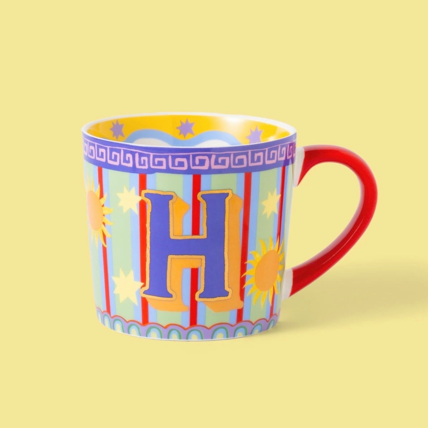 Eleanor Bowmer Alphabet Mugs H