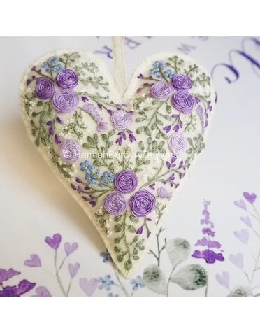 Hannah Burbury Katherine Heart Embroidery Kit