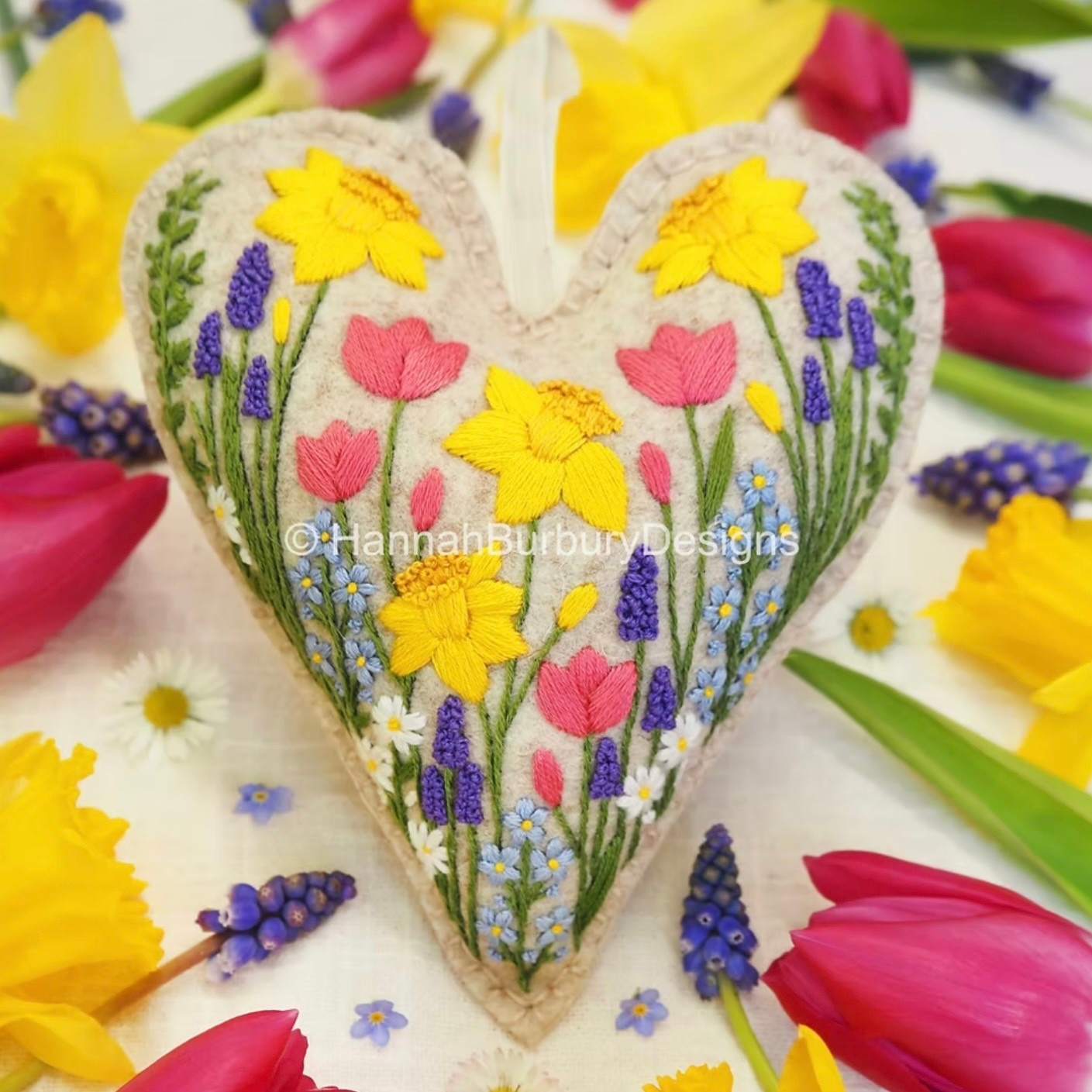 Hannah Burbury Pollyanna Heart Embroidery Kit