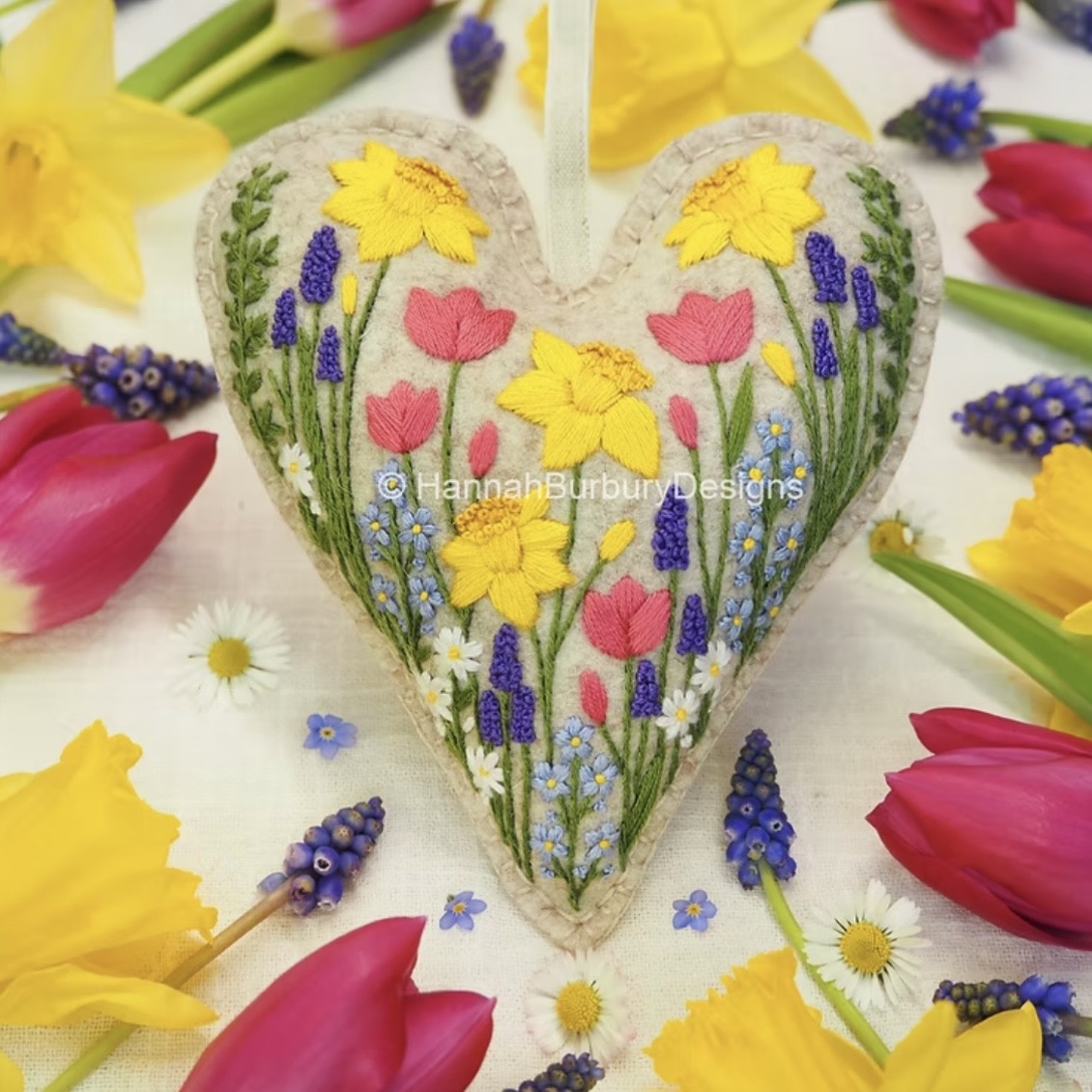 Hannah Burbury Pollyanna Heart Embroidery Kit