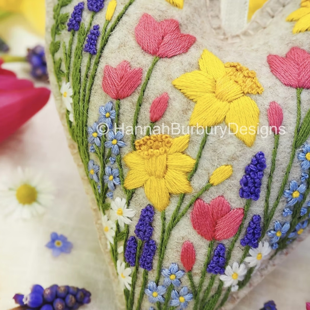 Hannah Burbury Pollyanna Heart Embroidery Kit