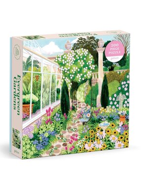 Galison 500 Piece Puzzle Evergreen Gardens