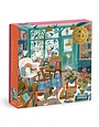 Galison 500 Piece Foil Puzzle Bookshop Afternoon