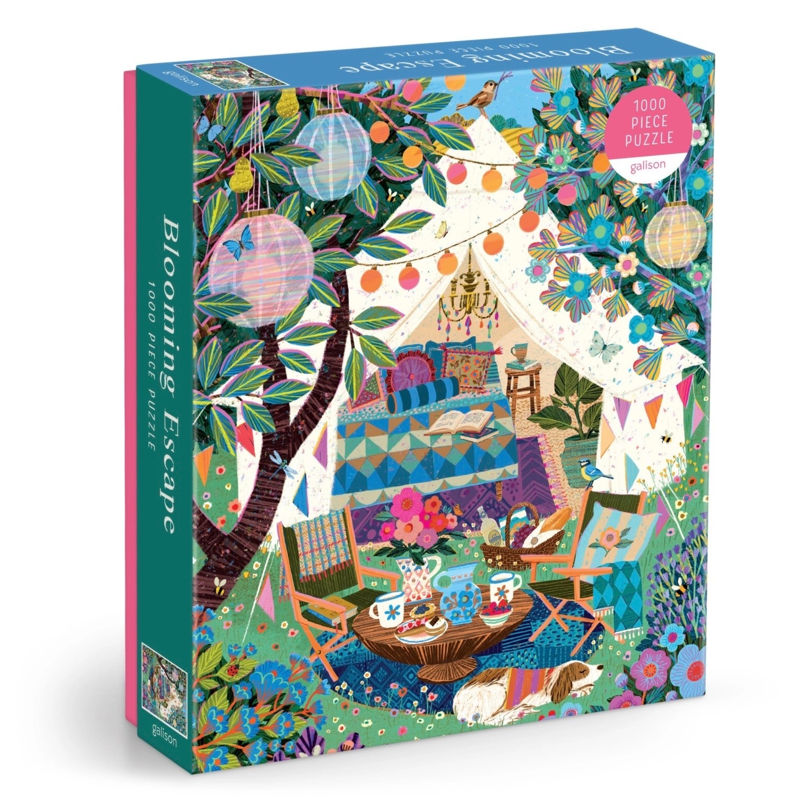 Galison 1000 Piece Puzzle Blooming Escape