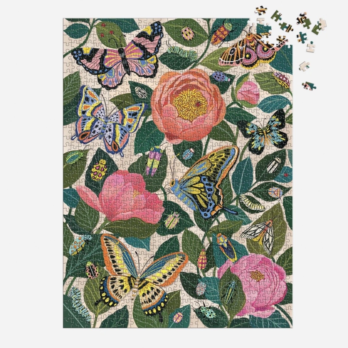 Galison 1000 Piece Puzzle Between The Blooms