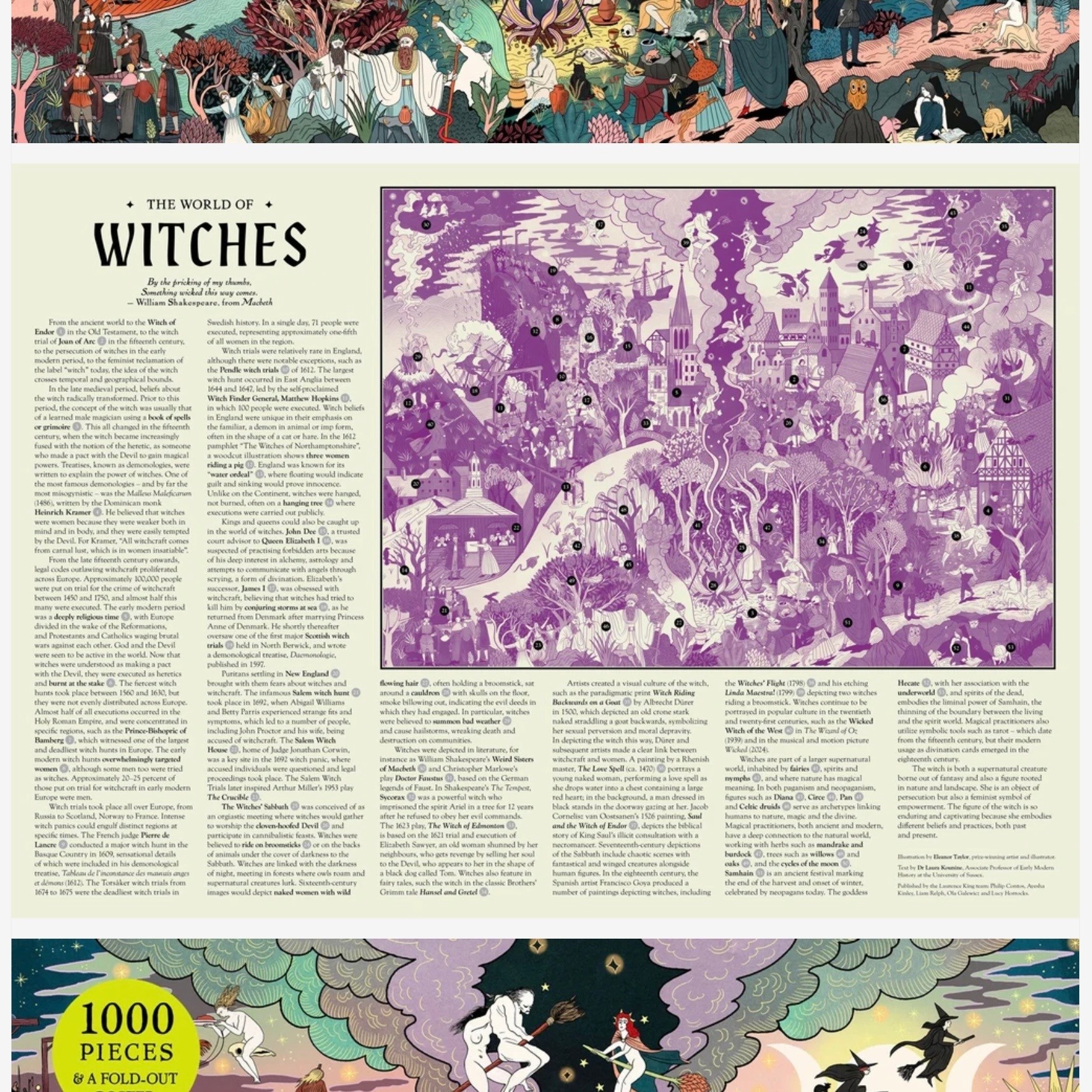 Laurence King 1000 Piece Puzzle The World Of Witches