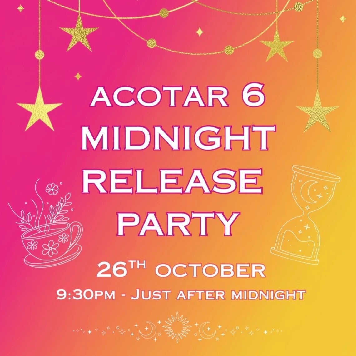 Bloomsbury ACOTAR 6 Midnight Release Party Ticket