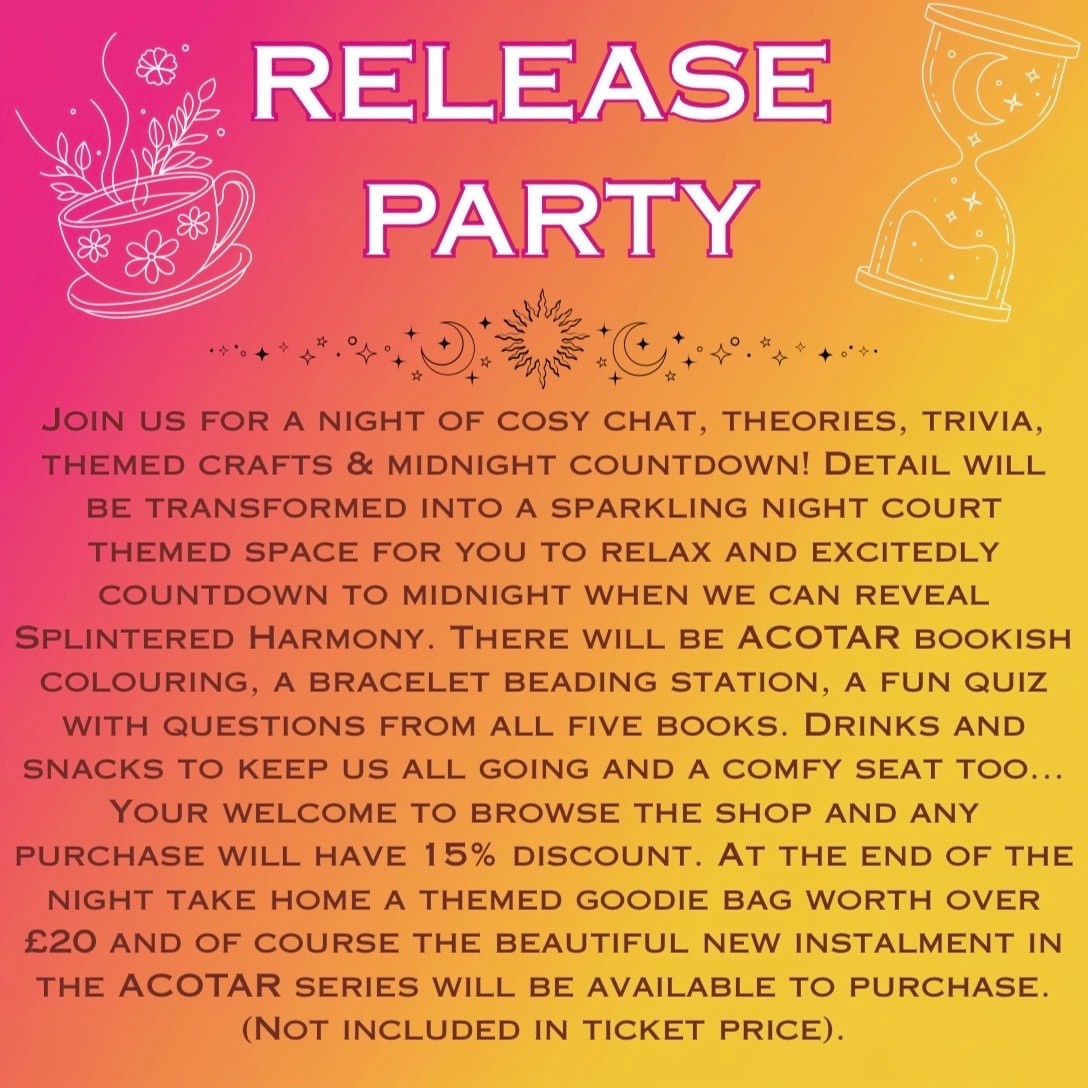 Bloomsbury ACOTAR 6 Midnight Release Party Ticket