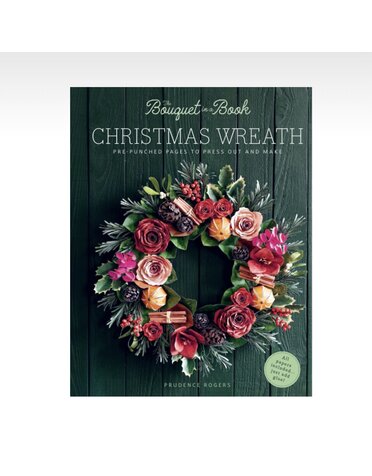 David & Charles The Bouquet In A Book Christmas Wreath