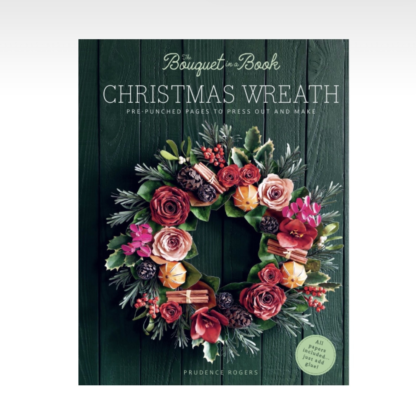 David & Charles The Bouquet In A Book Christmas Wreath
