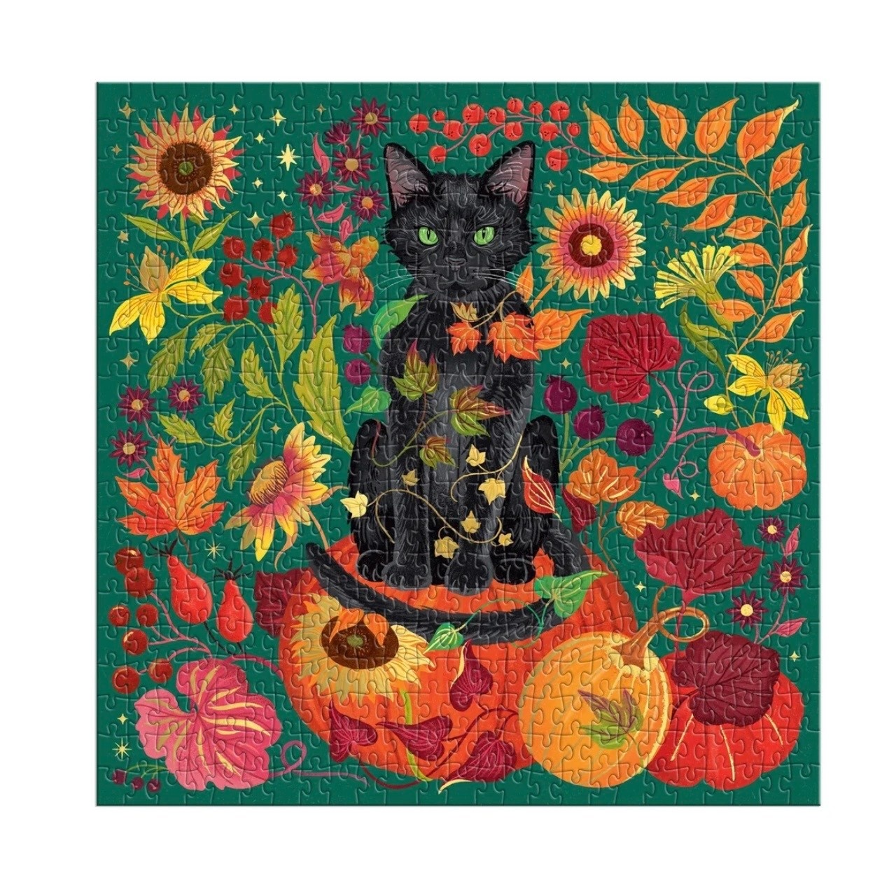 Galison 500 Piece Puzzle Foil Whiskers Of Autumn