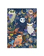 Galison 1000 Piece Foil Puzzle Owls At Dawn