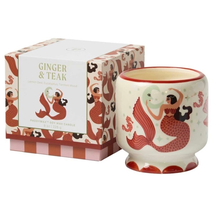 Paddywax A Dopo! Ginger & Teak Mermaid Candle