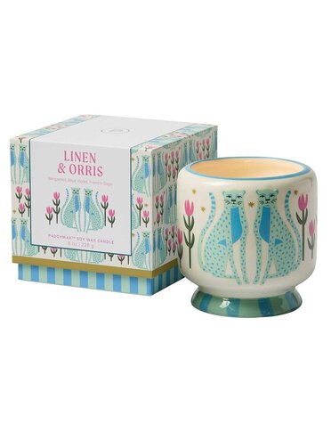 Paddywax A Dopo! Linen & Orris Cheetah Candle