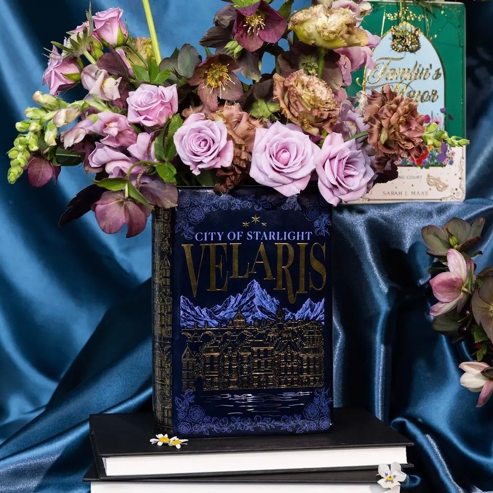 Sarah J Mass Velaris Night Court Book Vase