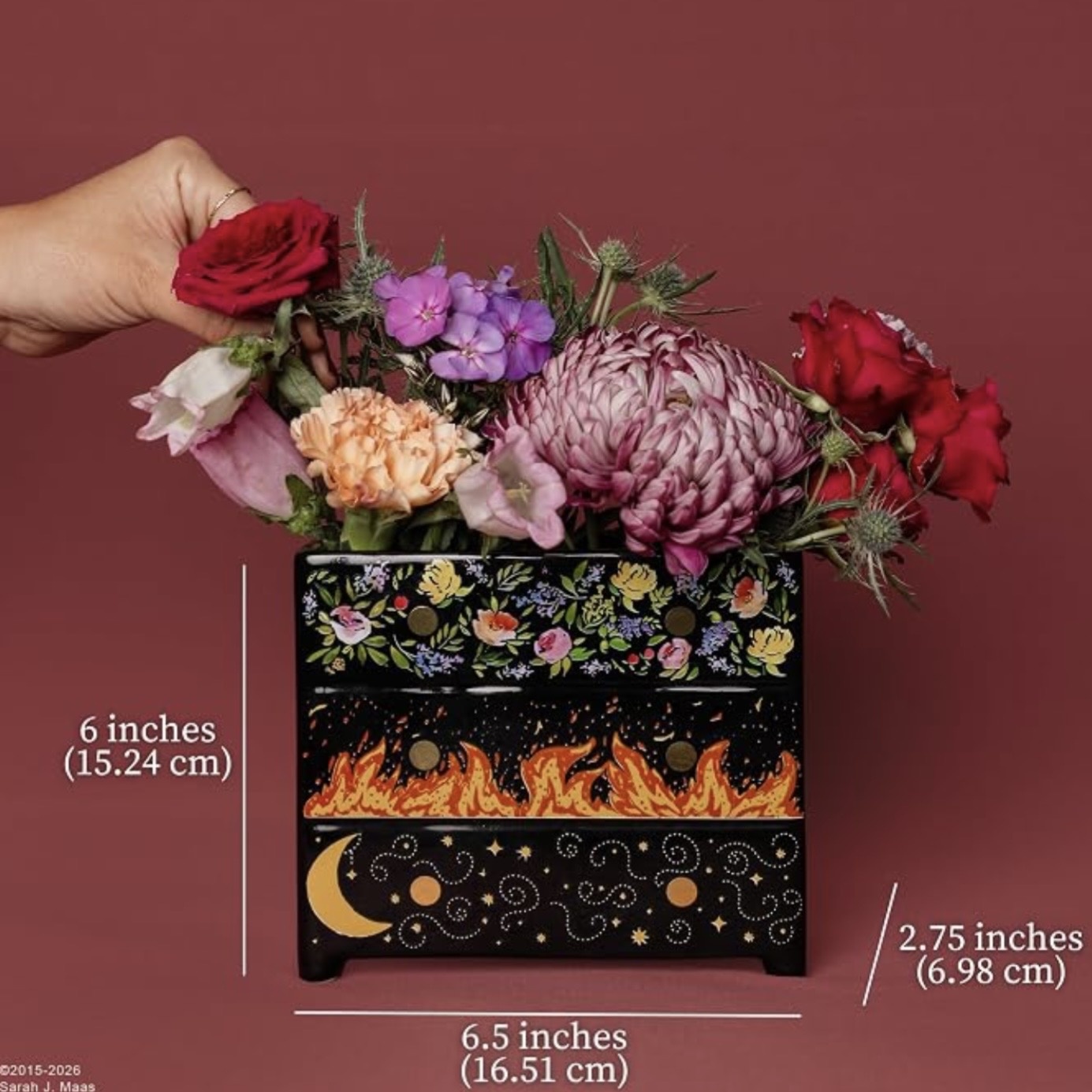 Sarah J Mass Feyre’s Painted Dresser Vase